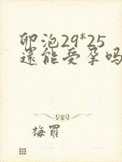 卵泡29*25还能受孕吗