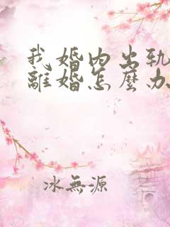 我婚内出轨了想离婚怎么办