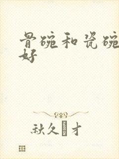 骨碗和瓷碗哪种好