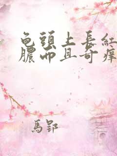 龟头上长红点流脓而且奇痒