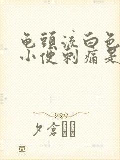 龟头流白色液体小便刺痛是什么病