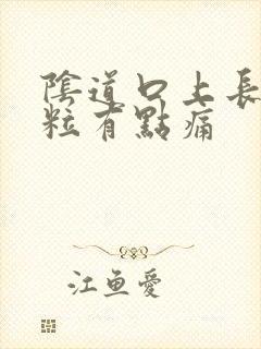 阴道口上长小肉粒有点痛