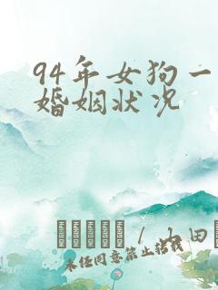 94年女狗一生婚姻状况