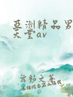 亚洲精品男人的天堂av