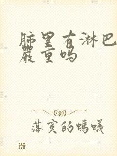 肺里有淋巴结节严重吗