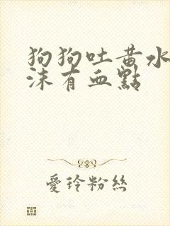 狗狗吐黄水带泡沫有血点