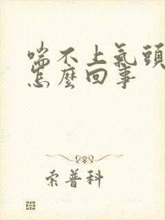 喘不上气头晕是怎么回事