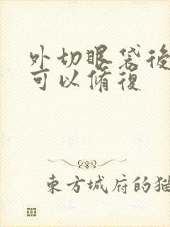 外切眼袋后多久可以修复