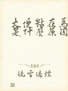 大便粘在马桶上是什么原因造成的