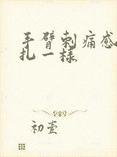 手臂刺痛感觉针扎一样