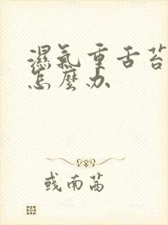 湿气重舌苔黄厚怎么办