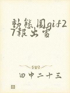 动态图gif27报出处