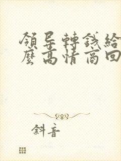 领导转钱给你怎么高情商回复