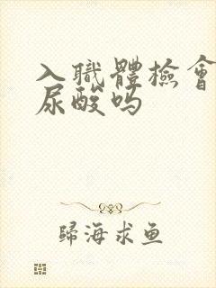 入职体检会检查尿酸吗