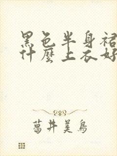 黑色半身裙搭配什么上衣好看