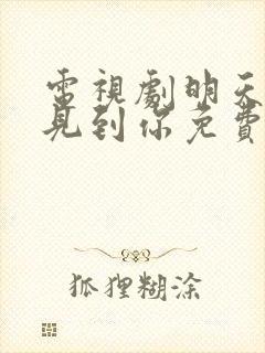 电视剧明天也想见到你免费观看全集