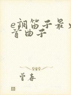 e调笛子最火十首曲子