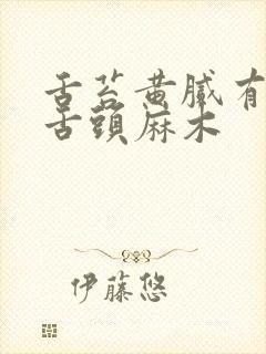 舌苔黄腻有齿痕舌头麻木