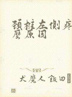 颈椎左侧疼是什么原因