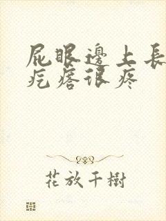 屁眼边上长个硬疙瘩很疼