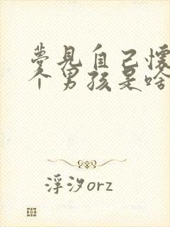 梦见自己怀孕生个男孩是啥预兆