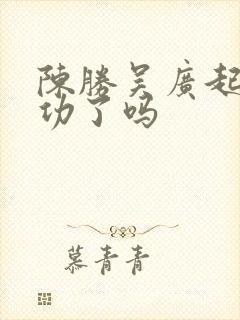 陈胜吴广起义成功了吗