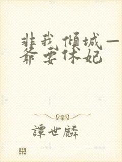 非我倾城——王爷要休妃