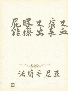 屁眼又痛又痒还能擦出来血怎么办