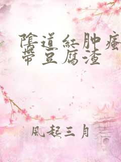 阴道红肿瘙痒白带豆腐渣