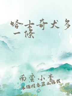 哈士奇犬多少钱一条