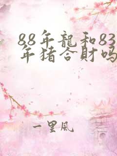 88年龙和83年猪合财吗