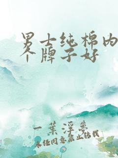 男士纯棉内裤哪个牌子好