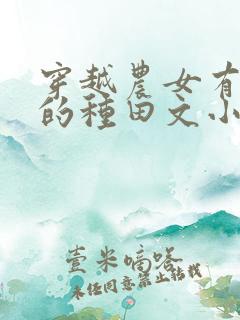 穿越农女有空间的种田文小说