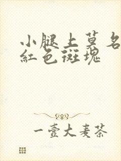 小腿上莫名出现红色斑块