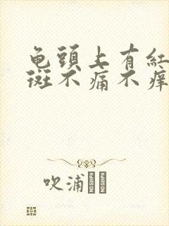 龟头上有红斑红斑不痛不痒是怎么回事