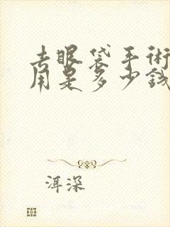 去眼袋手术的费用是多少钱