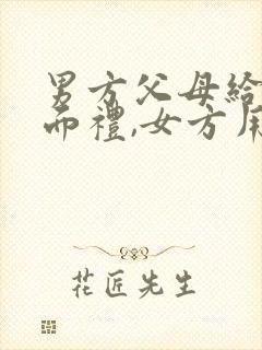 男方父母给了见面礼,女方用回礼么