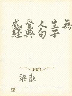 感觉人生无奈的经典句子