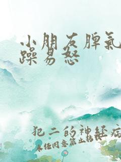 小朋友脾气大暴躁易怒