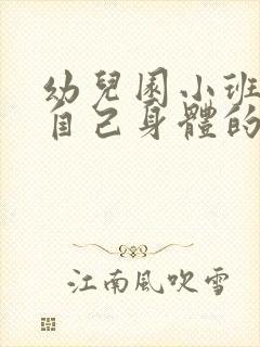 幼儿园小班保护自己身体的教案