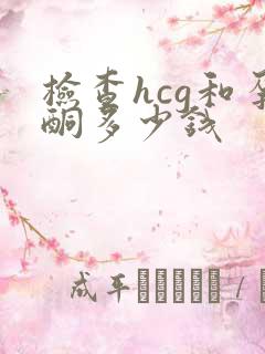 检查hcg和孕酮多少钱