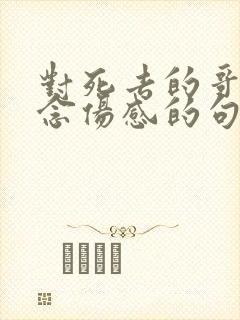 对死去的哥的怀念伤感的句子