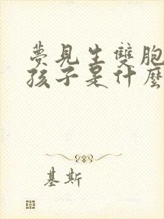 梦见生双胞胎男孩子是什么征兆