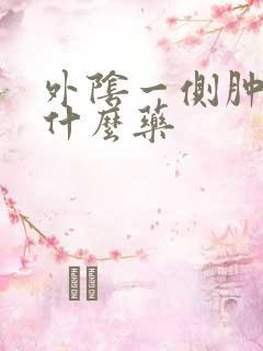 外阴一侧肿疼用什么药