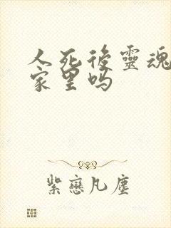 人死后灵魂会在家里吗