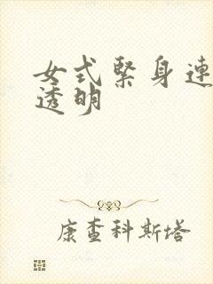 女式紧身连体衣透明