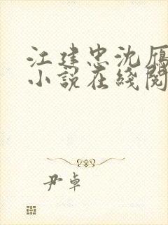 江建忠沈雁冰的小说在线阅读