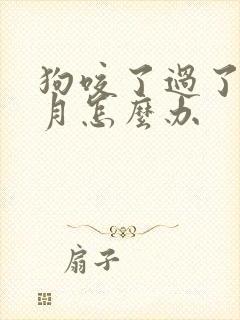 狗咬了过了两个月怎么办