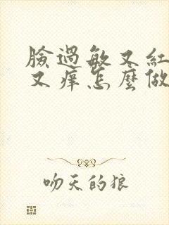 脸过敏又红又肿又痒怎么做