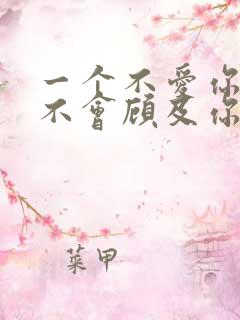 一个不爱你的人不会顾及你的感受